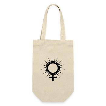 Female Symbol - Gift Bag for Bottles - nature - Front