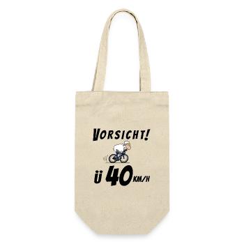 Radsport Triathlon - Geschenkbeutel für Flaschen - Natur - Vorne