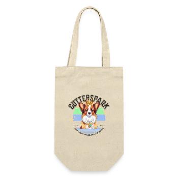 Gutterspark Design Papillon - Geschenkbeutel für Flaschen - Natur - Vorne