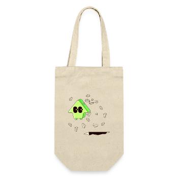 GOING UP - Gift Bag for Bottles - nature - Front