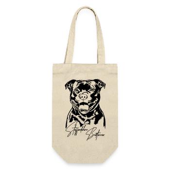 Staffordshire Bull Terrier Portrait Chiens Wilsigns - Sac à bouteille - nature - Devant