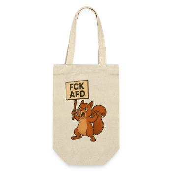 Les animaux sont aussi antifascistes ! - Sac à bouteille - nature - Devant