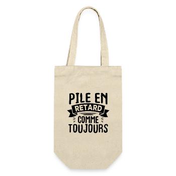 Pile en retard comme toujours - Sac à bouteille - nature - Devant