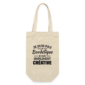 Je suis pas bordélique je suis simplement créative - Sac à bouteille - nature - Devant