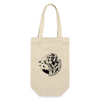 Golden Retriever Portrait Dog Hunting Dogs Wilsigns - Gift Bag for Bottles - nature - Front