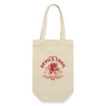 Devil in vintage style - Gift Bag for Bottles - nature - Front