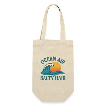 Ocean Air Salty Hair – Surf & Beach - Gift Bag for Bottles - nature - Front