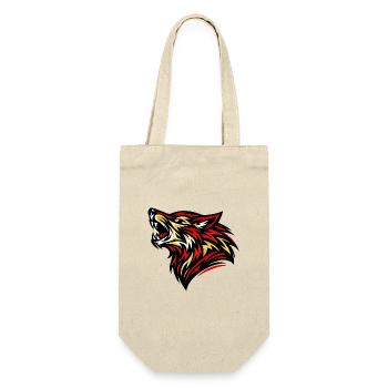 Tribal Tiger in Flames - Gift Bag for Bottles - nature - Front