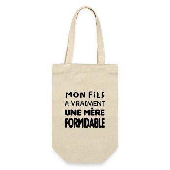 Mère formidable - Sac à bouteille - nature - Devant