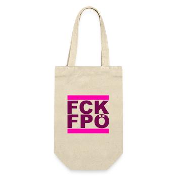 FCK FPÖ - Montrer l’exemple contre la droite - Sac à bouteille - nature - Devant