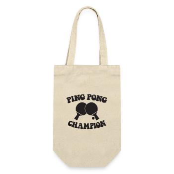 Ping Pong Champion Design Tennis de table et - Sac à bouteille - nature - Devant
