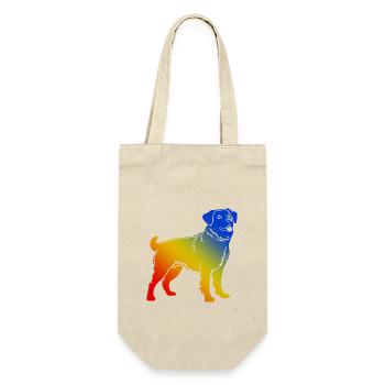 Corgi Chien Coloré - Sac à bouteille - nature - Devant