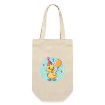 Duck Birthday Baby - Gift Bag for Bottles - nature - Front