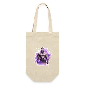 Fitness Homme Muscles Musculation - Sac à bouteille - nature - Devant