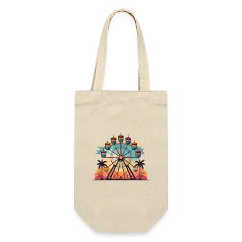 Sunset Ferris Wheel Travel Vibe - Gift Bag for Bottles - nature - Front