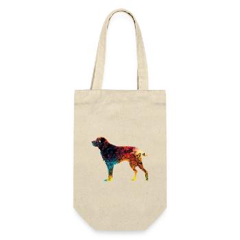 Beau chien - chien coloré - Sac à bouteille - nature - Devant