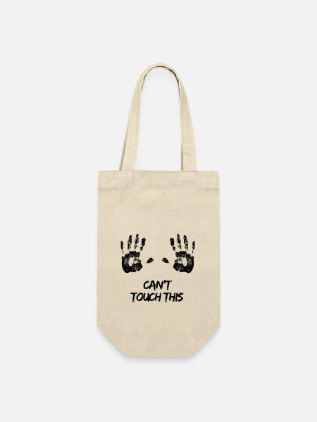 Can’t touch this - Geschenkbeutel für Flaschen - Natur