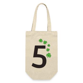 5 - Gift Bag for Bottles - nature - Front