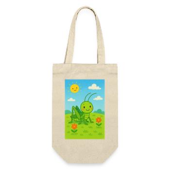 Sauterelle verte au soleil - Sac à bouteille - nature - Devant