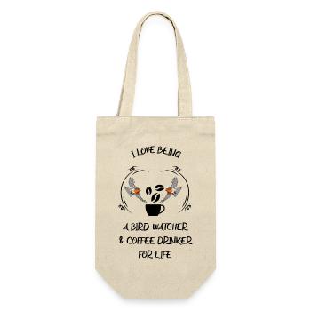 Bird Watching Bird Watching Birding Coffee - Gift Bag for Bottles - nature - Front