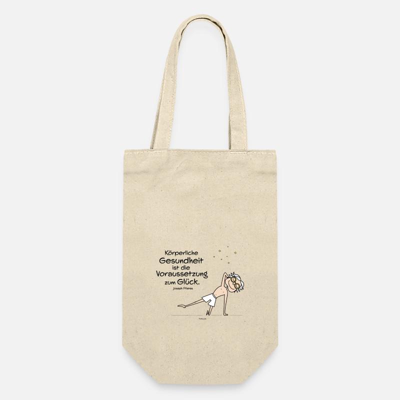 Körperliche Gesundheit - Geschenkbeutel für Flaschen - Natur