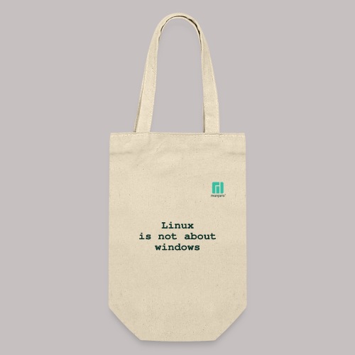 Linux is not about windows. - Gift Bag for Bottles