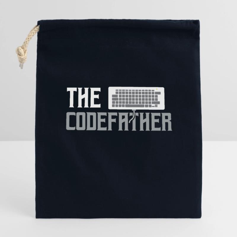 Software Programming Developer Closable cotton gift bag (14x20cm)