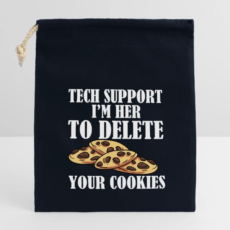 Tech Support Informatiker Programmierer Computer Verschließbarer Geschenkbeutel aus Baumwolle (14x20cm)