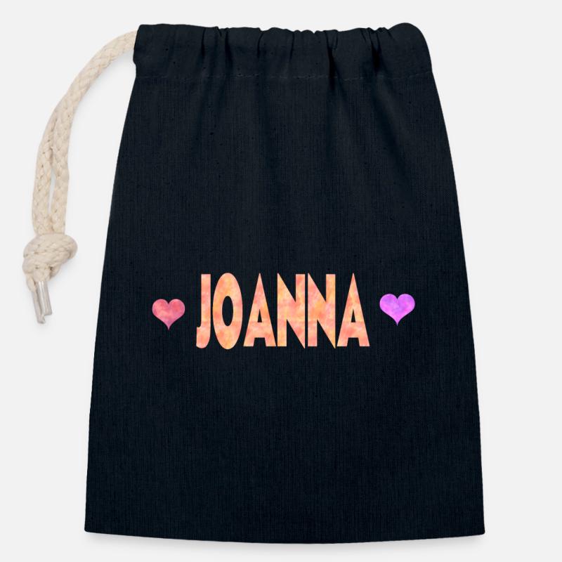 Joanna - Verschließbarer Geschenkbeutel aus Baumwolle (14x20cm) - Navy