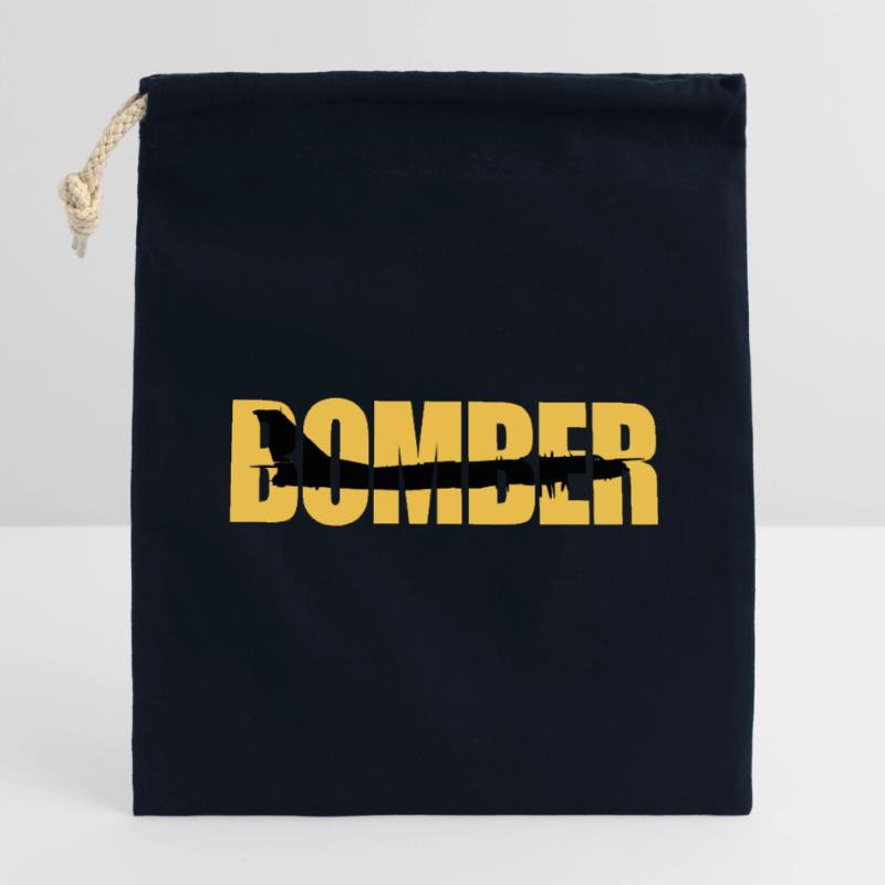 Bomber Tu-95 Verschließbarer Geschenkbeutel aus Baumwolle (14x20cm)