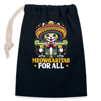 Drôle Cinco De Mayo Mexique - Sac cadeau en coton avec cordon (14 x 20 cm) - bleu marine - Devant