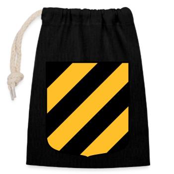 Rodent land - Closable cotton gift bag (14x20cm) - black - Front