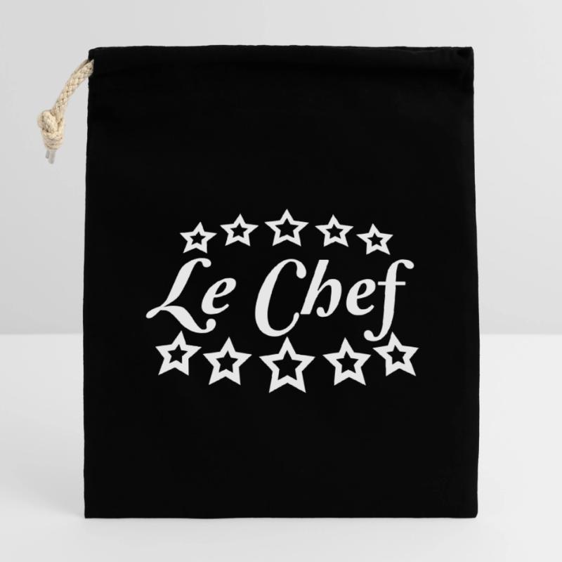 Chef Le Chef 5 Star Fun Kitchen Master Closable cotton gift bag (14x20cm)