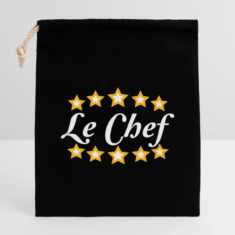 Le Chef 5 Star Chef Fun Kitchen Master Closable cotton gift bag (14x20cm)