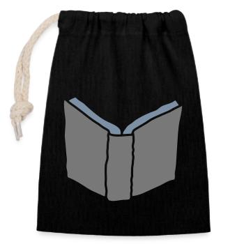 Lire la bande dessinée de roman - Sac cadeau en coton avec cordon (14 x 20 cm) - noir - Devant