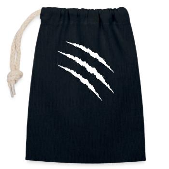 krallen - Verschließbarer Geschenkbeutel aus Baumwolle (14x20cm) - Navy - Vorne