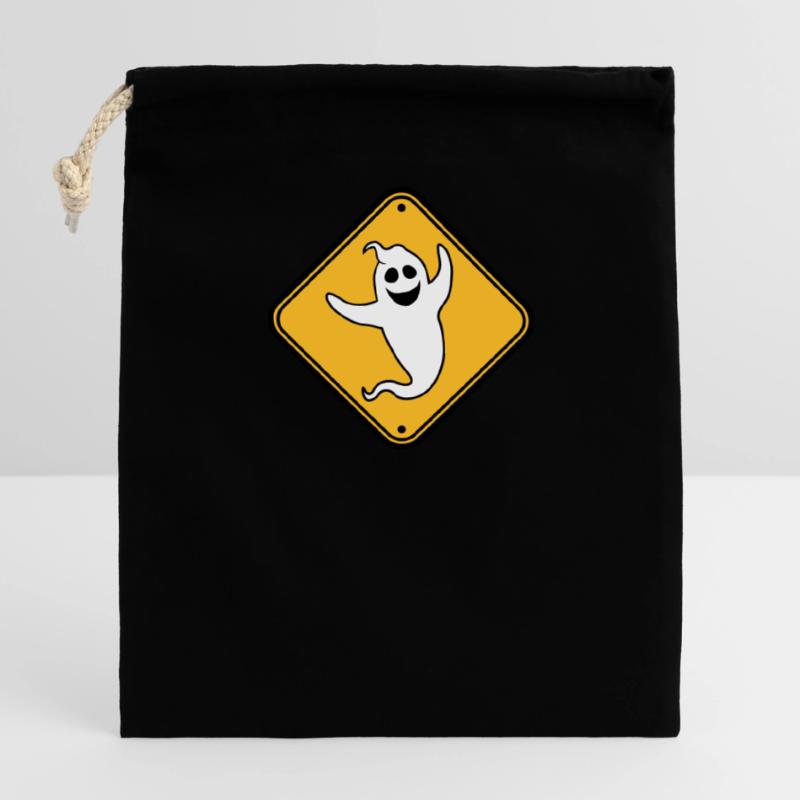 danger caution warning note danger shield vorsi Closable cotton gift bag (14x20cm)