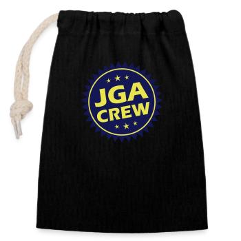 Jga Crew Junggesellenabschied Party - Verschließbarer Geschenkbeutel aus Baumwolle (14x20cm) - Schwarz - Vorne