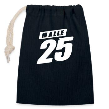 Malle 2025 Trikot - Verschließbarer Geschenkbeutel aus Baumwolle (14x20cm) - Navy - Vorne