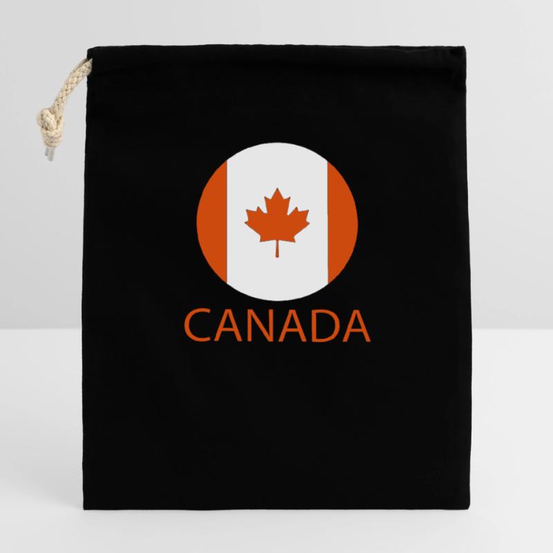 canada Sacchetto regalo richiudibile in cotone (14x20 cm)