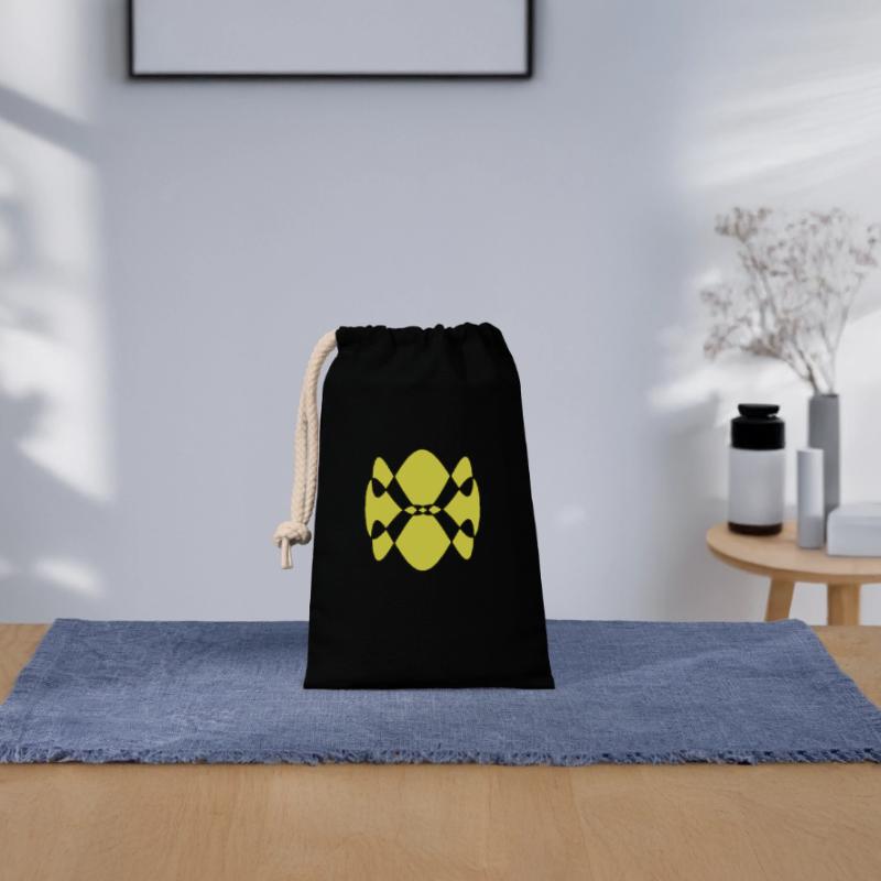 Spirogramm Verschließbarer Geschenkbeutel aus Baumwolle (14x20cm)