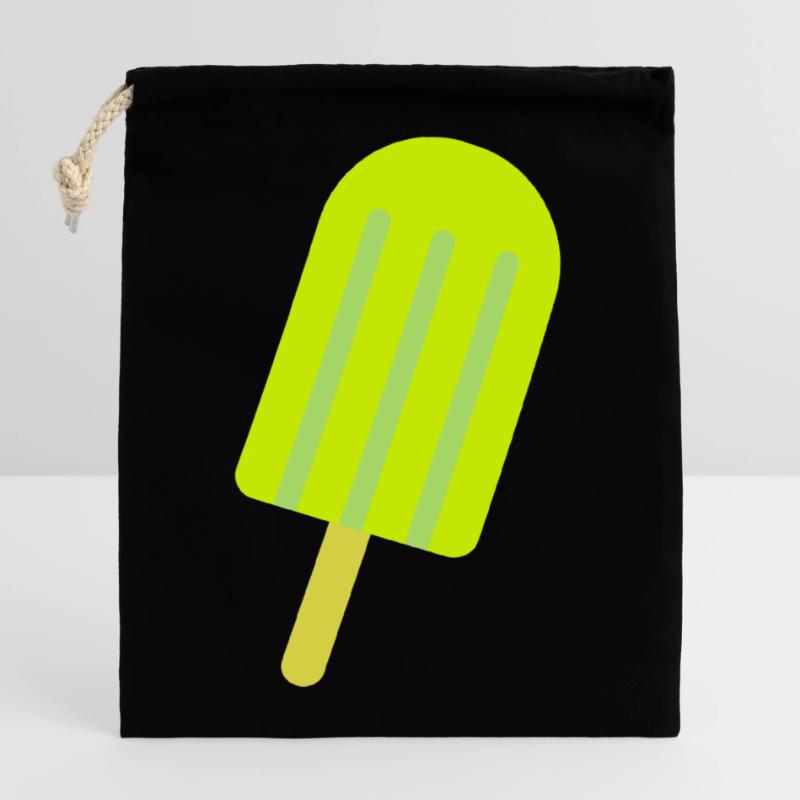 eis eiscreme Verschließbarer Geschenkbeutel aus Baumwolle (14x20cm)