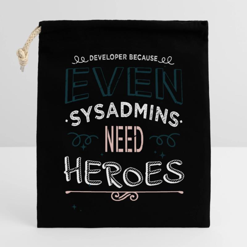 Bday C Sharp Programmation Programmation Cool Sac cadeau en coton avec cordon (14 x 20 cm)
