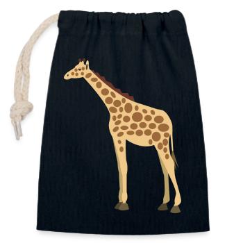 Wildtiere - Verschließbarer Geschenkbeutel aus Baumwolle (14x20cm) - Navy - Vorne