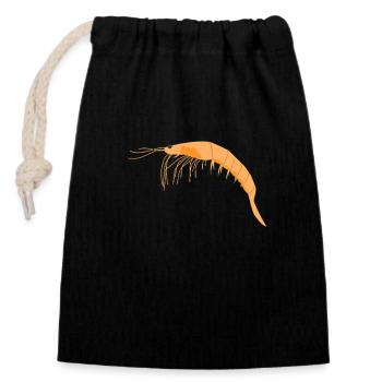 Fundamental Oceanic Krill - Closable cotton gift bag (14x20cm) - black - Front