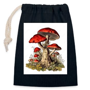 My Design - Closable cotton gift bag (14x20cm) - navy - Front