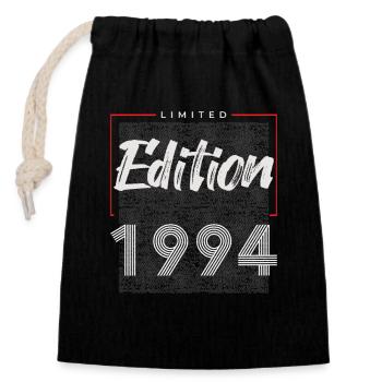Légende du 30e anniversaire depuis 1994 - Sac cadeau en coton avec cordon (14 x 20 cm) - noir - Devant