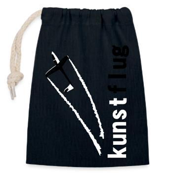 Glider Gliding Glider Glider Aerobatic - Closable cotton gift bag (14x20cm) - navy - Front
