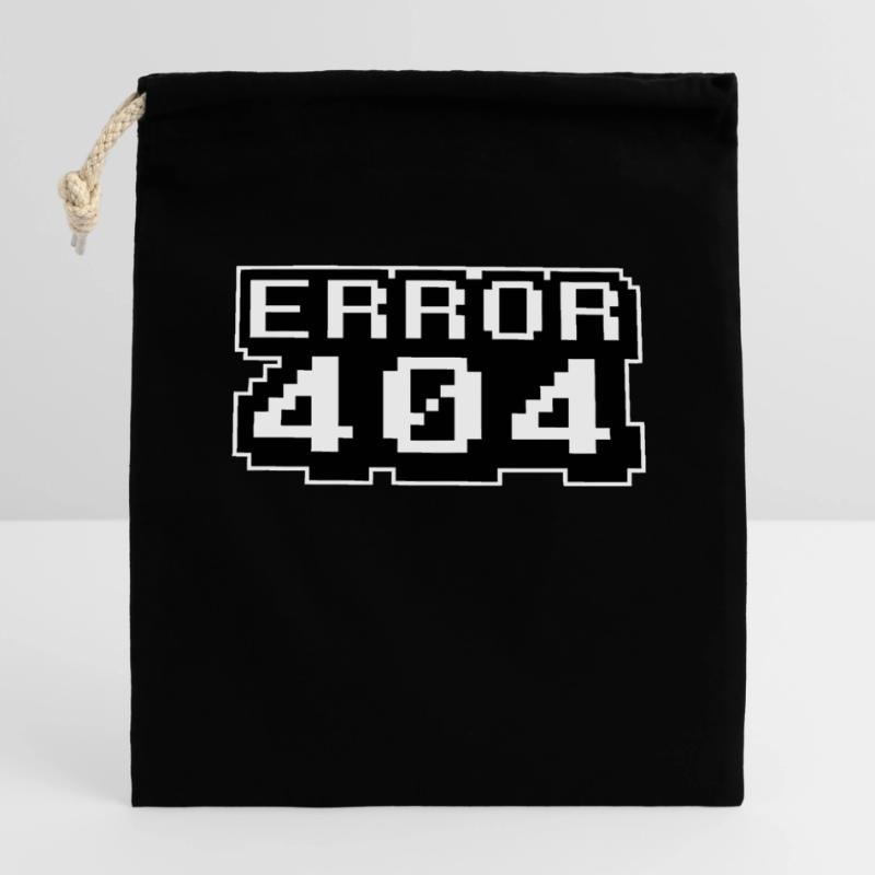 Computer programmierer Internet - Fehler 404 Verschließbarer Geschenkbeutel aus Baumwolle (14x20cm)