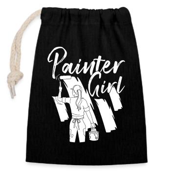 House Painter Decorator Designs - Funny Gifts for - Closable cotton gift bag (14x20cm) - black - Front